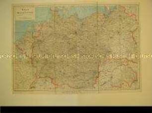 Eisenbahnkarte des "Großdeutschen Reiches"