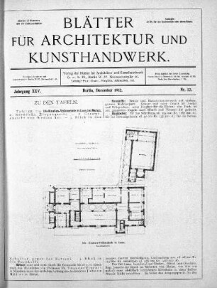 Nr. 12, Dezember 1912