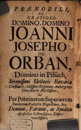 Prioritas, Seu Praelatio Creditorum : Aut Ordo Solutionis ex bonis Debitoris Calamitosi, ...