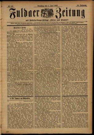 Ausgabe vom Dienstag, den 01. Juni 1897.