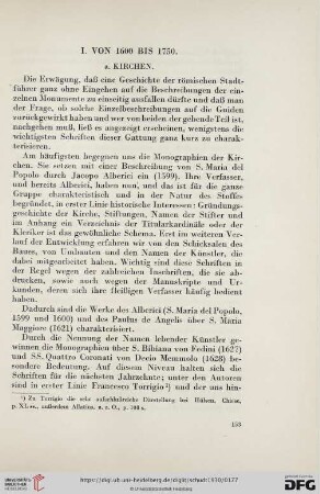 I. Von 1600 bis 1750