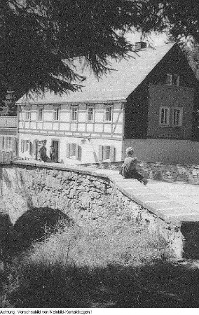 Erzgebirge, Weißbachtal, Familienausflug, 1953