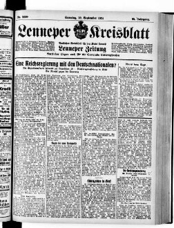 Lenneper Kreisblatt. 1830-1941