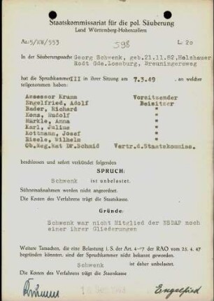 Schwenk, Georg