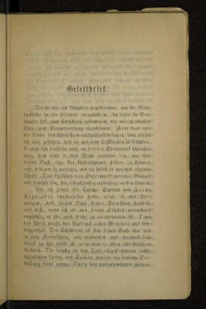 Geleitbrief.