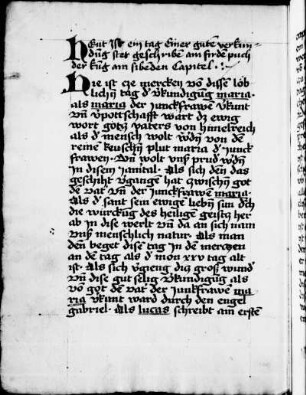 Predigt über 4 Rg 7,9 zu Mariae Verkündigung