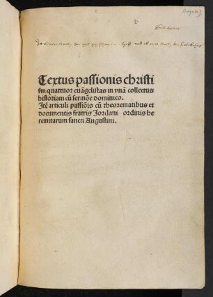 Textus passionis Christi