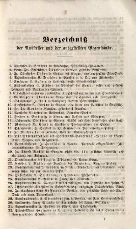Amtlicher Katalog der Schlesischen Industrie-Ausstellung, 1852