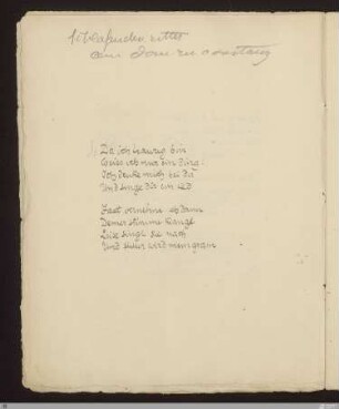Schlafender ritter am dom zu constanz: Da ich traurig bin (So ich traurig bin) : [SW III: H2]; [SW III, S. 60/136]