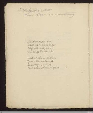 Schlafender ritter am dom zu constanz: Da ich traurig bin (So ich traurig bin) : [SW III: H2]; [SW III, S. 60/136]