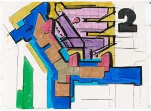 Sanierungsgebiet Kreuzberg Süd SKS, Wohn- und Geschäftszentrum Kottbusser Tor, Berlin-Kreuzberg Vorplatzbebauung: Studie Vorplatzbebauung Blatt2
