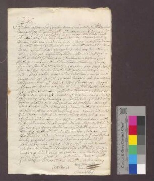 Vergleich zwischen Jakob Gerstner, Frauenalber Hofmeister zu Einsiedel, und der Gemeinde Kappelwindeck.