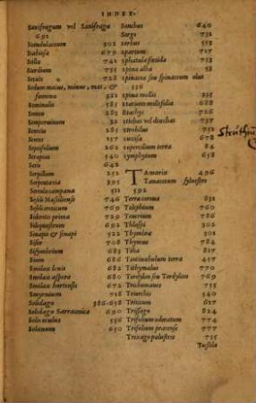 De Historia Stirpivm Commentarii Insignes : Adiectis earundem vivis, & ad naturae imitatione[m] artificose expressis imaginibus ... Acceßit ijs, succincta admodum vocum quarundam subobscurarum in hoc opere paßim occurrentium explanatio. Triplex item index ...
