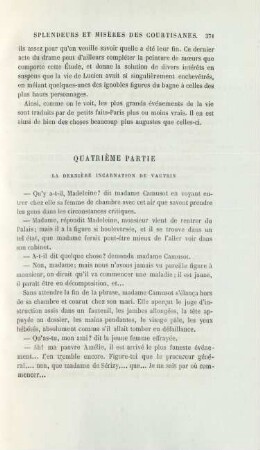 Quatrième partie. La dernière incarnation de Vautrin