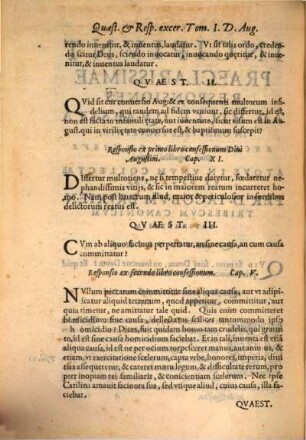 Responsiones ad 1000 quaesita, ex Augustini libris congestae