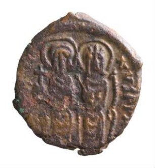 Münze, 20 Nummi, 574/75