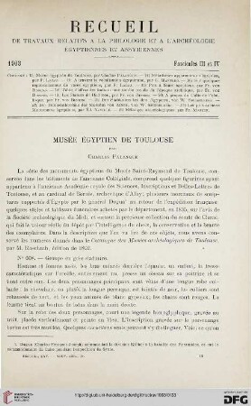 25: Musée égyptien de Toulouse