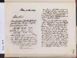 Schreiben an Karl Muthesius (Brief)