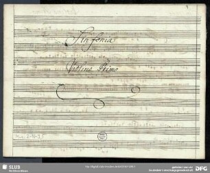 Symphonies - Mus.2-N-9,5 : orch - C