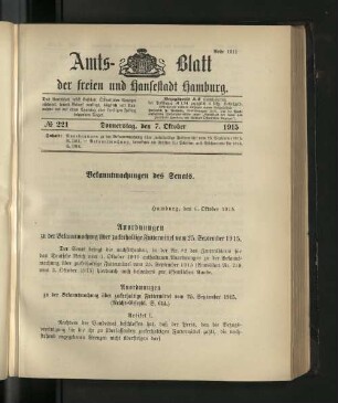 No. 221, 7. Oktober 1915