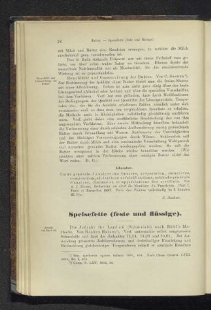 Speisefette (fette und flüssige).