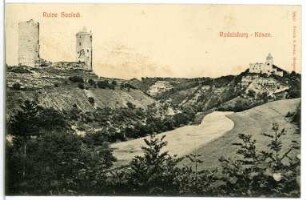 Kösen. Ruine Saaleck - Rudelsburg Kösen