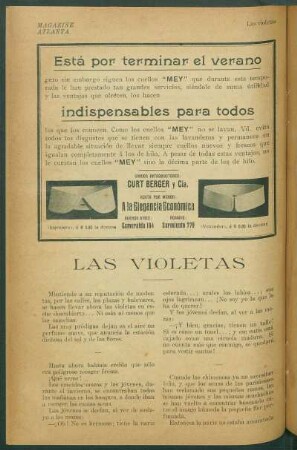 Las violetas