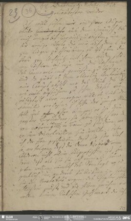 Eigenh. Brief mit Nachschrift von Ernst, Ludwig Emanuel von Charlotte Ernst an August Wilhelm von Schlegel, Dresden, 08.02.1826