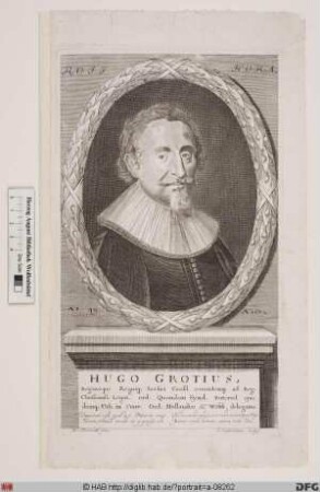 Bildnis Hugo Grotius (eig. Huig de Groot)