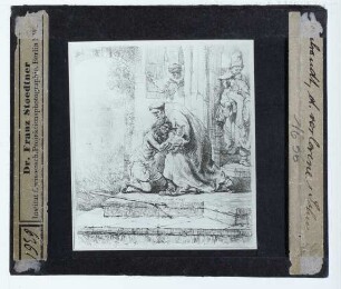 Rembrandt, Die Rückkehr des verlorenen Sohnes (Druck B091) (Expl. Washington NG 1941.3.15)