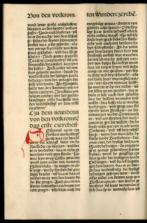 Czu dem neundenn von den vorkromten ...