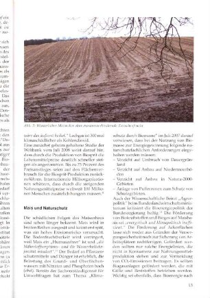Abb. 2: Winterlicher Maisacker ohne erosionsverhindernde Zwischenfrucht