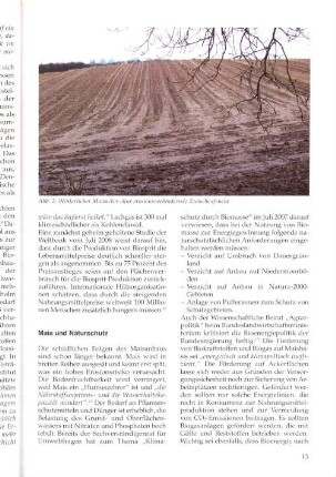 Abb. 2: Winterlicher Maisacker ohne erosionsverhindernde Zwischenfrucht