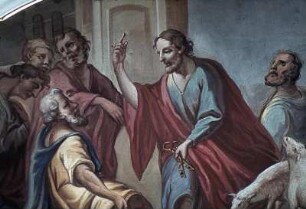 Christus ernennt Petrus zu seinem Stellvertreter