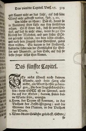 Das fünffte Capitel.