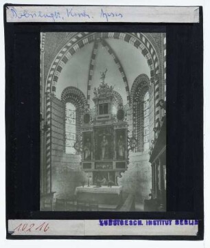 Doberlug-Kirchhain, Kloster Dobrilugk : Innenansicht, Chorapsis