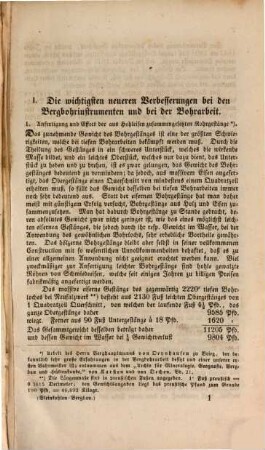 Die neuesten Fortschritte des Steinkohlen-Bergbaues