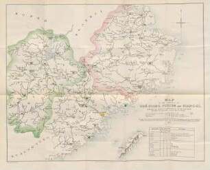 Map of the provinces of Chê-kiang, Fukien and Kiang-si, ...