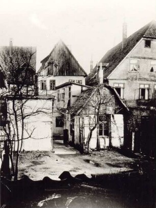 Exterstraße 9 und 11 (Rückseite und Höfe). Detmold