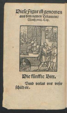 Die fünffte Bitt.