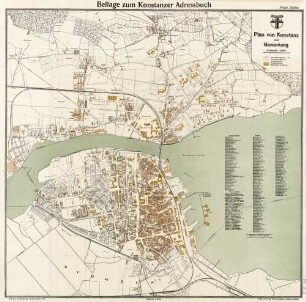 Plan von Konstanz nebst Gemarkung