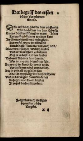 Der begriff des ersten buchs Vergilii von Eneas.