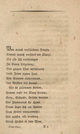 Von manch verschieden Zungen ...