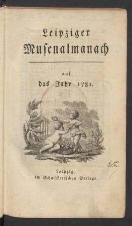 1781: Leipziger Musenalmanach