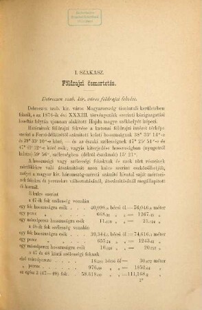 Debreczen sz. királyi város egyetemes leirása