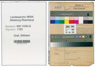 Entnazifizierung Wilhelm Graf , geb. 00.00.0000 (Kaufmaennischer Angestellter)