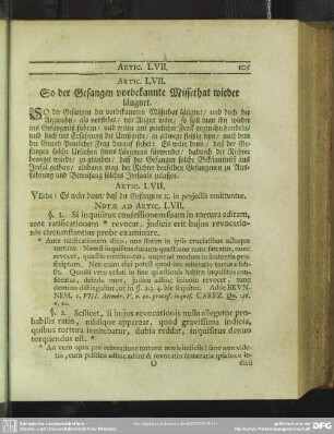 Artic. LVII. So der Gefangene vorbekannte Missethat wieder läugnet
