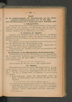 I. Geltungsbereich.