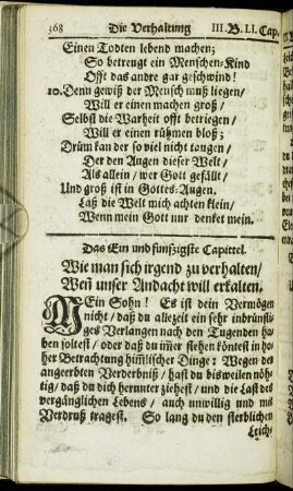 Das Ein und funfzigste Capittel. - Das Fünf und funfzigste Capittel.