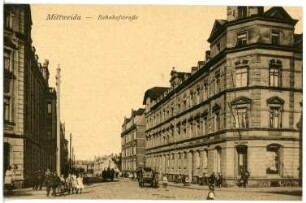 Mittweida. Bahnhofstraße